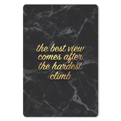 Produktbild von MuchoWow® Mauspad Mousepad Zitate - Sprichwörter - Gold - Marmor 40x60 cm - Mousepads - Maus Mat - Pad - Mausunterlage - Schreibtisch Accesoire
