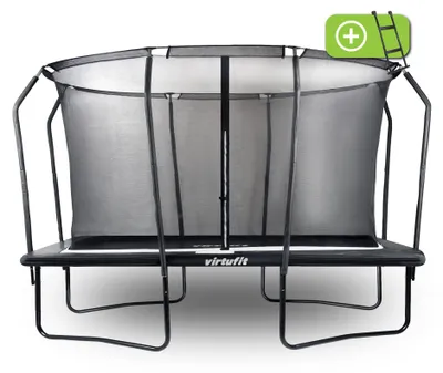Produktbild von Premium-Trampolin mit Sicherheitsnetz – rechteckig – 244 x 366 cm