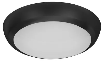 Imagen del producto de Lámpara de techo OSRAM, color negro, 4000 K (blanco frío), 1400 lúmenes, 16 W, 32,5 cm, policarbonato (PC), ángulo de iluminación de 120°, vida útil de 54.000 horas