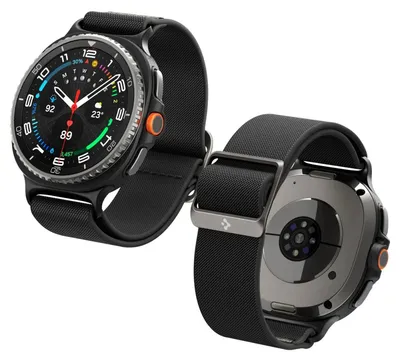Obrázok produktu pre Spigen Lite Fit Band, Skupina, Smartwatch, Čierna, Samsung, Galaxy Watch 8 (40/44/46 mm), Nylon