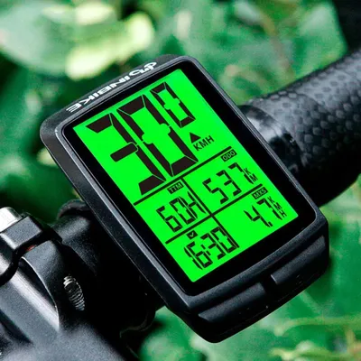 Produktbild von Kabellos Funk Fahrradcomputer LCD Fahrrad Tachometer Radfahren Kilometerzähler