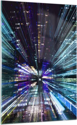 Produktbild von Bilder auf glas - Einteilig - Abstraktion modern - 70x100cm - Glasbilder - Wandbilder - Bilder - zum Aufhängen bereit - Wanddekoration aus Glas - Glas Bilder - Wandbild auf Glas - GPA70x100-4044