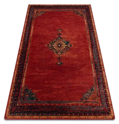 Image de Tapis en laine POLONIA SAMARKAND rubis rouge 300x400 cm