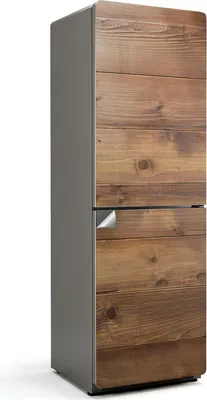 Zdjęcie produktu dla Drewniane deski w układzie - Naklejka na lodówkę - Naklejka na lodówkę - Dekoracja lodówki - Folia samoprzylepna na lodówkę - Dekoracja kuchni - 60x180 cm