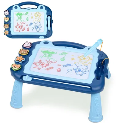 Productafbeelding van Solidchoice - Magneet Tekenbord voor Kinderen met Stempels
