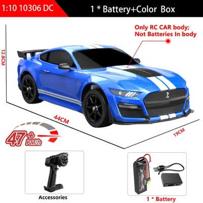 Produktbild von Ferngesteuertes Drift-Auto - Hyperr Go MJX 10306 - Maßstab 1:10 - 4WD - Bürstenloser 3200KV-Motor - 2,4 GHz - 4-Kanal-Fernsteuerung - 7,4-V-Lithiumakku inklusive