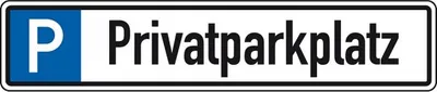 Produktbild von Dreifke® Schild I Parkplatzreservierungsschild Privatparkplatz, ohne Befestig...