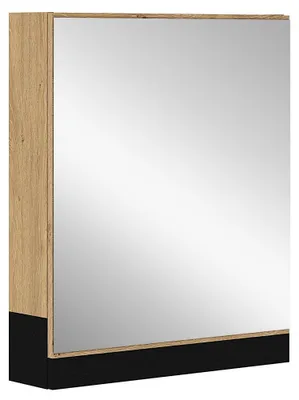 Produktbild von Kondela Spiegelschrank Mouro 60 - Goldeneiche / Schwarz