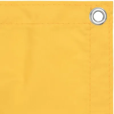 Obrázok produktu pre vidaXL Balkónová zástena na ochranu súkromia žltá 120x300 cm Oxford Fabric