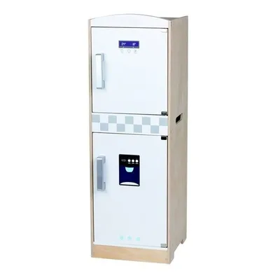 Immagine prodotto di Frigorifero giocattolo in legno AMLEG, con porte funzionanti, dimensioni: 30 x 29 x 85 cm