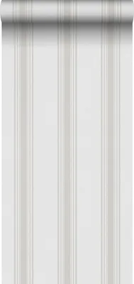 Produktbild von Sanders & Sanders Tapete Streifen Grau 53 cm x 10 m