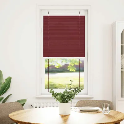 Image de vidaXL Plissé Bordeaux rouge 55x100 cm Largeur du tissu 54,4 cm Polyester