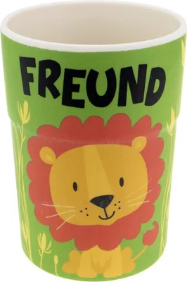 Produktbild von Bunter personalisierter Namens KinderbecherFreund