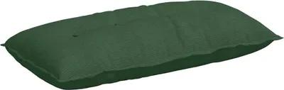 Image de Coussin lombaire vert jungle, 100 x 50 cm, en tissu cord