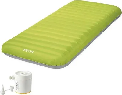 Productafbeelding van TruAire Dura-Beam opblaasbaar luchtbed voor kamperen met USB-pomp - Intex 64097NP - Comfortabel slaapmatras