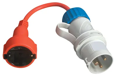 Produktbild von FANTON 92956 CARAVAN Adapter, CEE Adapter, Stecker 3P 16A 200-250V 6h IP44Steckd