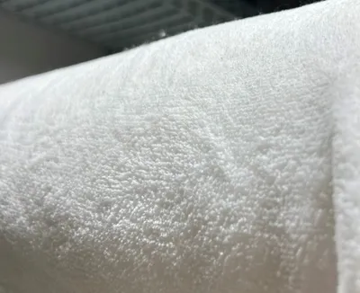 Produktbild von ProduktbildTeddystoff Mikrofaser - weiß - 155cm breite - 100% Polyester