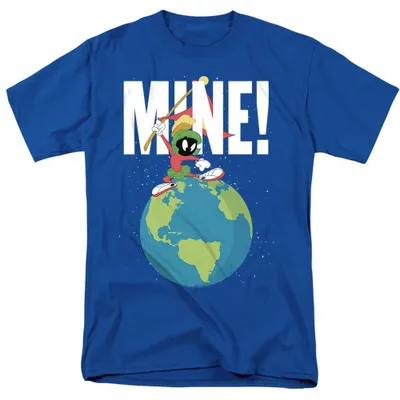 Image de Sweat-shirt Looney Tunes - "Mine !" - Unie, pour hommes et femmes, modèle TV38229 (Taille S) (Bleu roi)