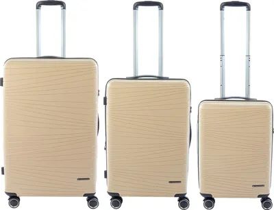 Produktbild von Franky PP14/19 Spinner 3er Set 55er/65er/75er mit TSA-Zahlenschloss beige