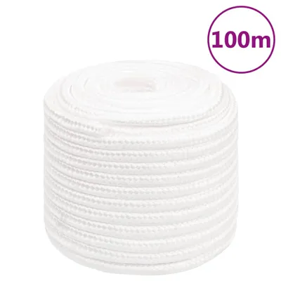 Zdjęcie produktu dla Vidaxl -Bootseil 18 mm 100 m Polypropylen Voll weiß
