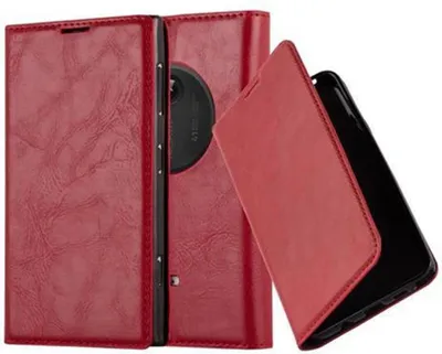 Obrázek produktu pro Cadorabo pouzdro pro Nokia Lumia 1020 Ochranný kryt v červené barvě Pouzdro na mobilní telefon s magnetickým zavíráním