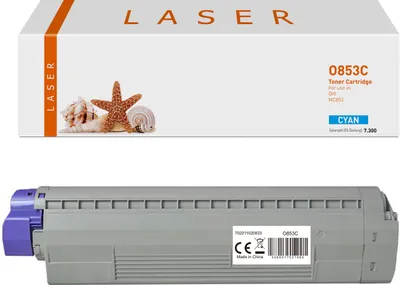 Produktbild von cyan Toner 3.7-45862839 kompatibel mit Oki 45862839 Seiten: 7.300