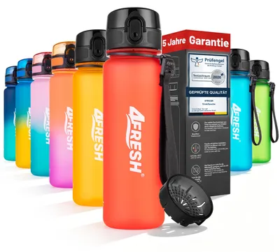Obrázok produktu pre Fľaša na pitie 4FRESH Colourful Frosted – Fantasy Red 500 ml
