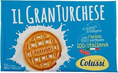 Produktbild von 12x Colussi Granturchese Kekse Kleingebäck biscuits cookies kuchen Butterkeks 800g