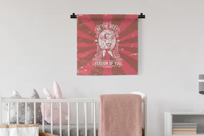 Produktbild von MuchoWow® Wandteppich Wandbehang Jahrgang - Frauen - Sport 60x60 cm Tapisserie Dekoration Wandtuch - Dekorationen - Wand Decke