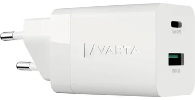 Image de Varta Speed Charger 38W GaN PD USB-C 20W + USB-A 18W, blanc