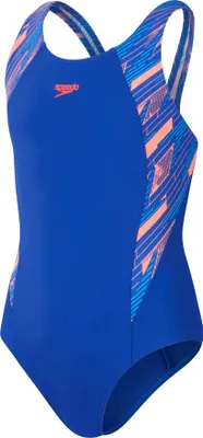 Produktbild von Speedo Hyperboom Muscleback Badeanzug Mädchen, Farbe:Blau, Kinder Größen:140