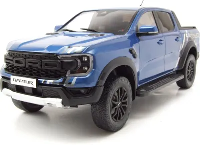Produktbild von MCG 18455 Ford Ranger Raptor Pick Up 2023 blau metallic 1:18