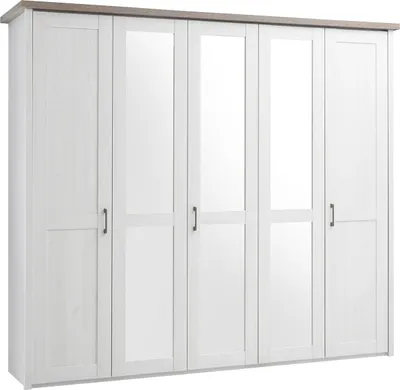 Produktbild von Kleiderschrank Drehtürenschrank Holzschrank Schrank Schlafzimmer "Lebbie I"