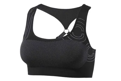 Produktbild von Crivit Pro Seamless Sportbustier 278426 Schwarz/Anthrazit S 36/38