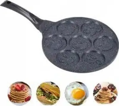 Zdjęcie produktu dla INDUKCJA Patelnia do NALEŚNIKÓW placków PANCAKES jajek ŚMIESZNE BUŹKI 26cm