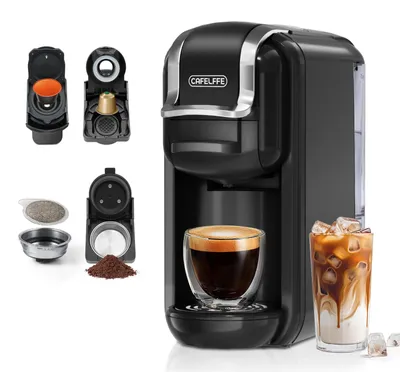 4-in-1 Kaffeevollautomat MK603, NES/DG/ESE/Pulver, 0,6 l, schwarz