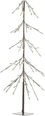 Produktbild von Kaemingk Lumineo LED-Baum Kiefer 216 LED warmweiß innen 210 cm braun beschneit