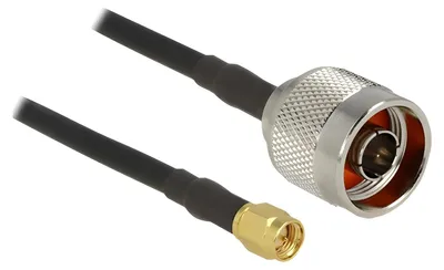Produktbild von DeLOCK 89420, 2,5 m, CFD200, SMA, Schwarz