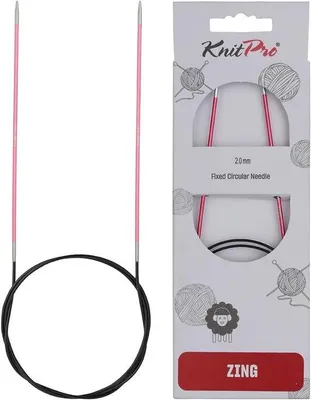 Productafbeelding van KnitPro rondbreinaalden 80 cm 2mm - Perfect voor al uw breiprojecten