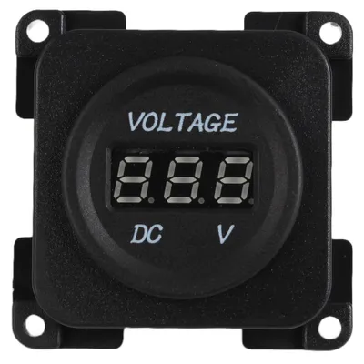 Image de C-Line Presto Inprojal CBE Prise Voltmètre Digtal 12 + 24 Volts noir