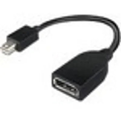 Produktbild von Lenovo 17 cm DisplayPort/Mini DisplayPort AV-Kabel - 1 - Cable for Monitor, Audio-/Video-Gerät