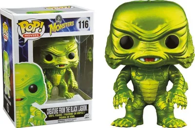 Produktbild von Funko Universal Monsters Creature From the Black Lagoon POP! Metallic Figur 9 cm FK4773