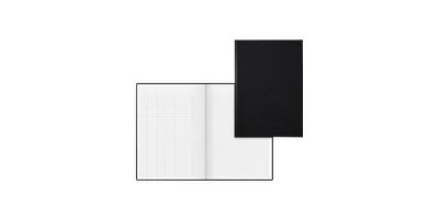 Produktbild von König Ebhardt Notizbuch 8655226 DIN A4 96Bl kar. schwarz