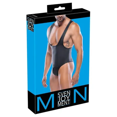 Produktbild von Herren Body Ringerstyle Mattlook elastisch mit Reißverschluss im Beutel Größe M