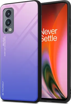Produktbild von Cadorabo Hülle für OnePlus Nord 2 5G Schutz Hülle in Schwarz Handyhülle TPU Etui Cover Case Tempered Glas
