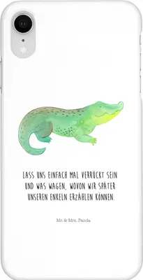 Produktbild von Mr. & Mrs. Panda Iphone XR Handyhülle Sternzeichen Schütze - Weiß - Geschenk, Handy Case, Geburtstag Dezember, Premium Kunststoff, November, Schützenfest