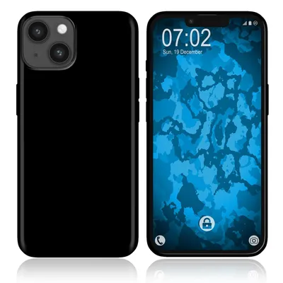 Produktbild von PhoneNatic Case kompatibel mit iPhone 15 Silikon Hülle schwarz Cover