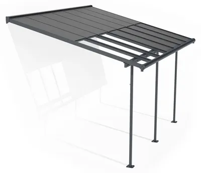 Produktbild von Palram - Canopia Sierra Cabrio 1014 Aluminium Terrassenüberdachung 3x4,3 m