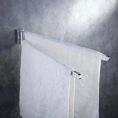 Produktbild von Handtuchstange, 2-fach, Edelstahl, Wandmontage, Chrom