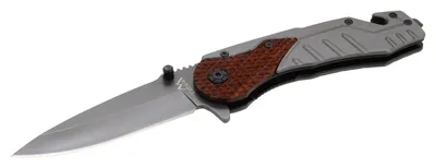 Produktbild von Cattara 13226 - Klappmesser WOOD mit Sicherung 21cm